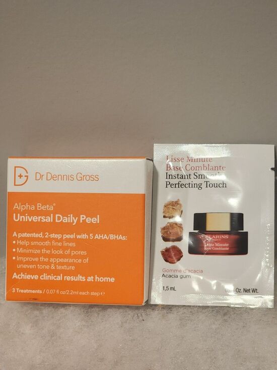 Dr. Dennis Gross Other - Dr Dennis Gross Alpha Beta Universal Daily Peel (3), Free Clarins